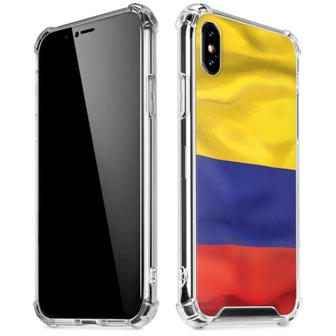 Colombia Flag iPhone X/XS Clear Case